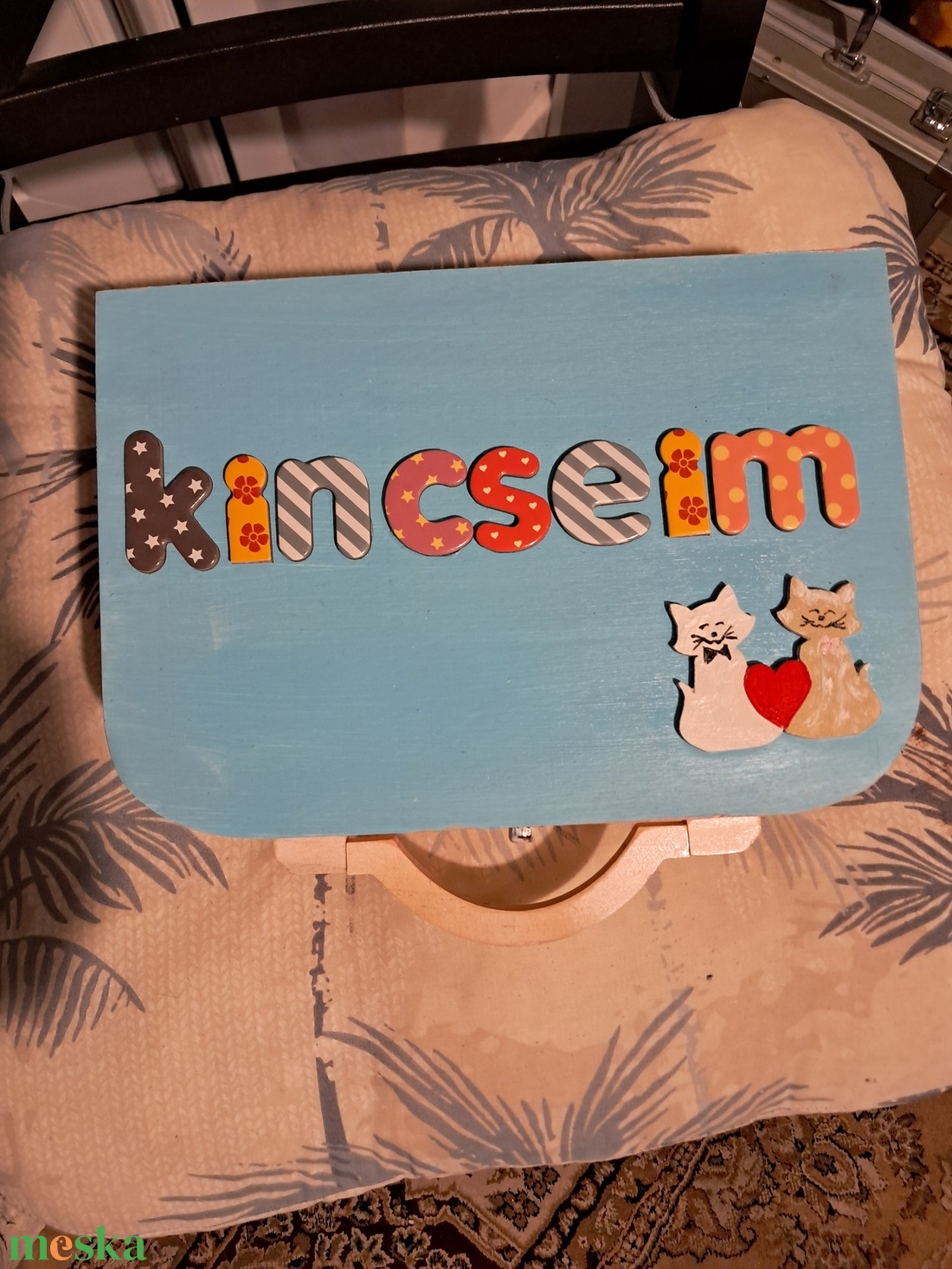 Kincseim kisbőrönd - otthon & életmód - dekoráció - asztal és polc dekoráció - díszdoboz - Meska.hu