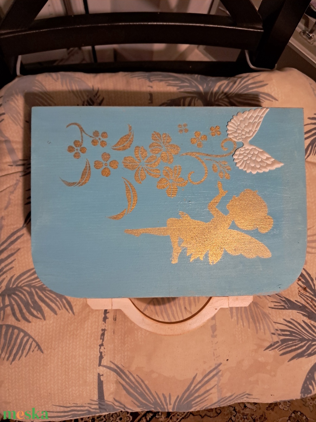 Kincseim kisbőrönd - otthon & életmód - dekoráció - asztal és polc dekoráció - díszdoboz - Meska.hu