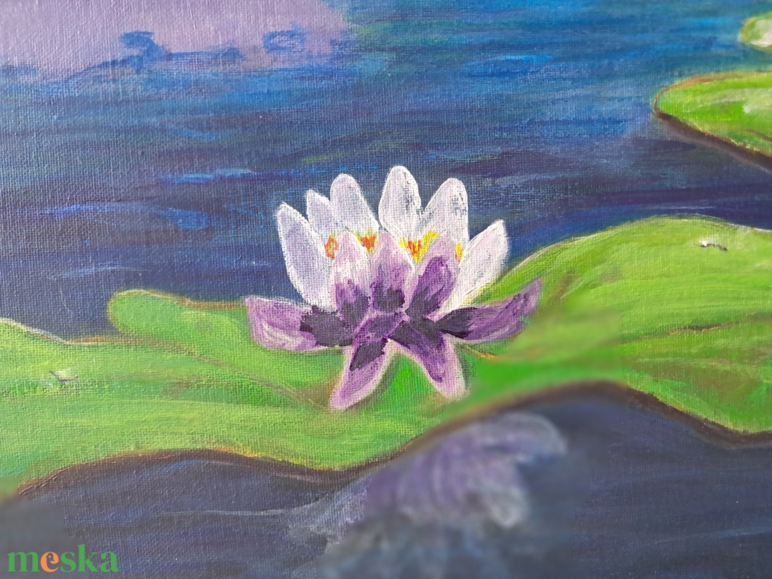 Kis szitakötő,  - otthon & életmód - dekoráció - kép & falikép - vászonkép - Meska.hu