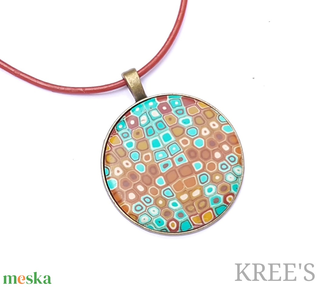 Color Crocco Türkiz és bronz -ékszergyurma nyaklánc - ékszer - nyaklánc - medálos nyaklánc - Meska.hu Color Crocco Türkiz és bronz -ékszergyurma nyaklánc - ékszer - nyaklánc - medálos nyaklánc - Meska.hu