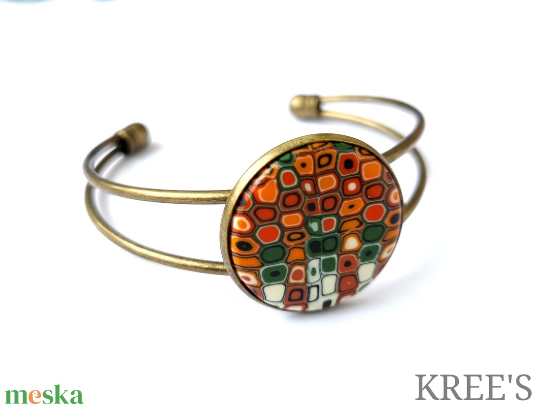 Color Crocco Ősz - ékszergyurma karkötő - ékszer - karkötő - karkötő medállal - Meska.hu Color Crocco Ősz - ékszergyurma karkötő - ékszer - karkötő - karkötő medállal - Meska.hu