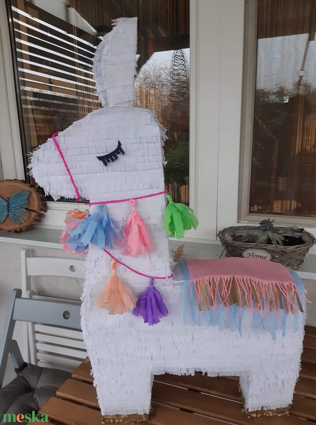 Láma mexikói party pinyáta(pinata) - játék & sport - plüssállat & játékfigura - láma - Meska.hu