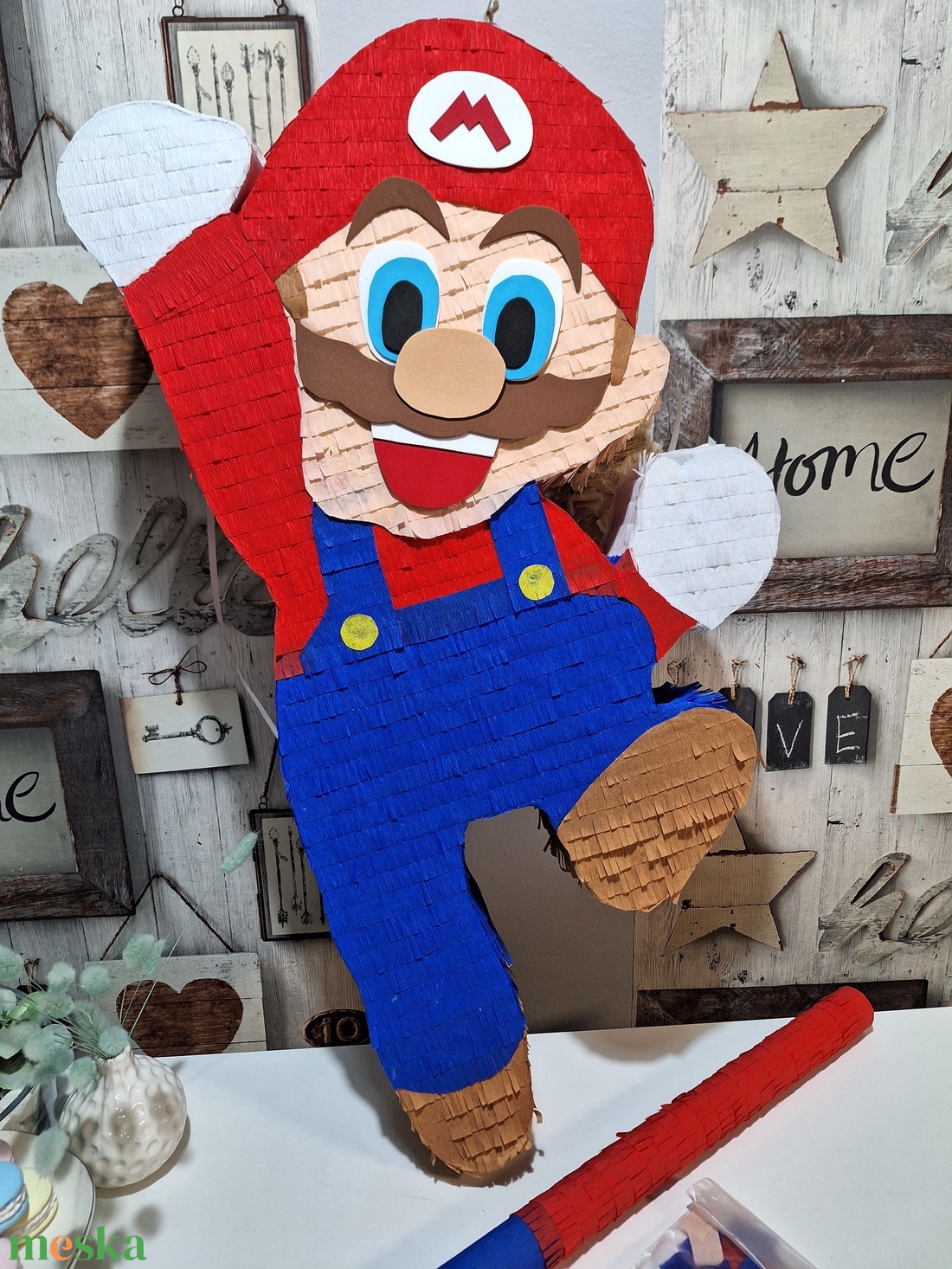 Super Mario mexikói party pinyáta(pinata)Super Mario rajongófiúknak - játék & sport - sport és kikapcsolódás - más játékok, sportok - Meska.hu