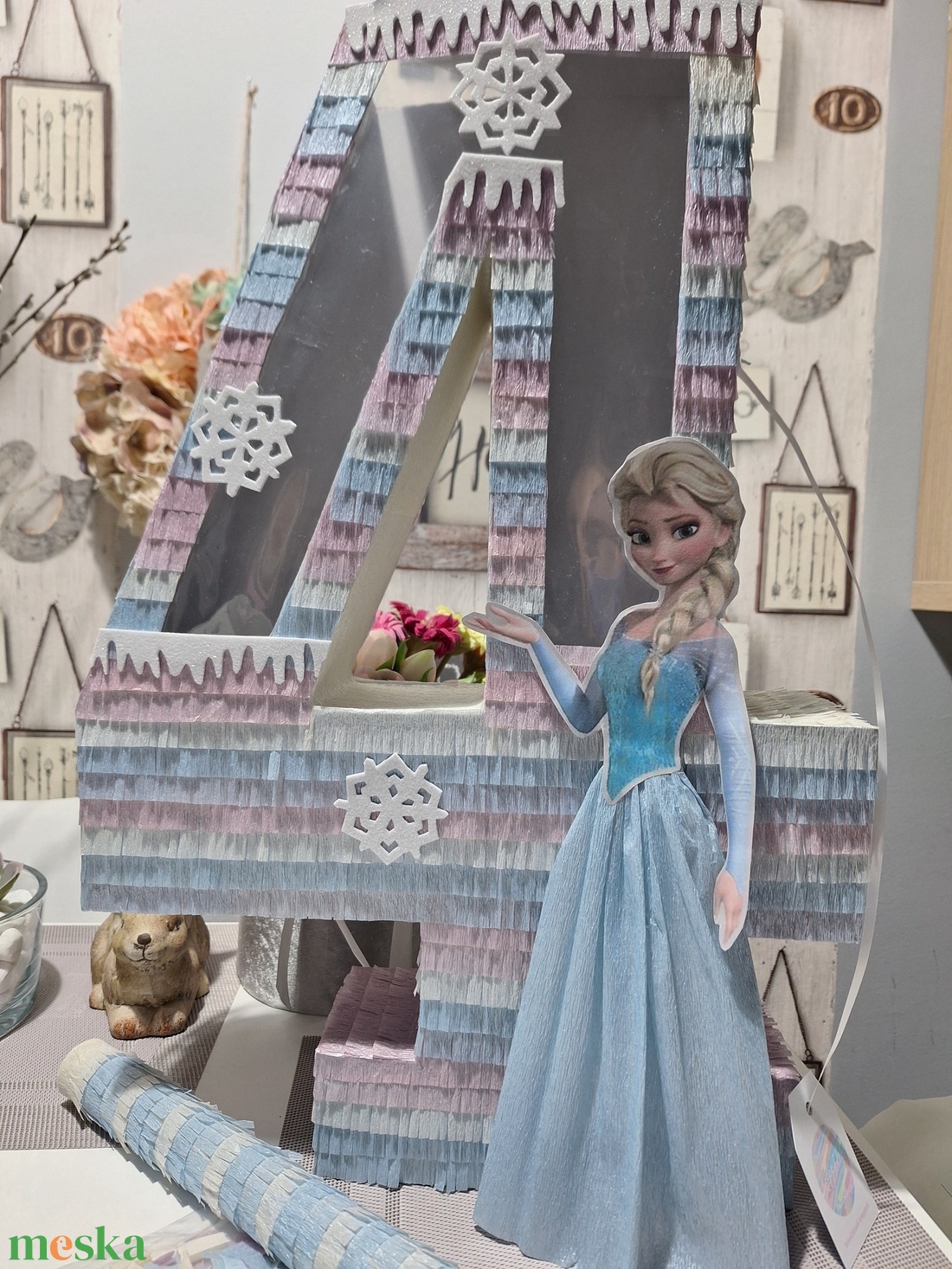 Jégvarázs szülinapi szám mexikói party pinyáta(pinata) - játék & sport - sport és kikapcsolódás - más játékok, sportok - Meska.hu