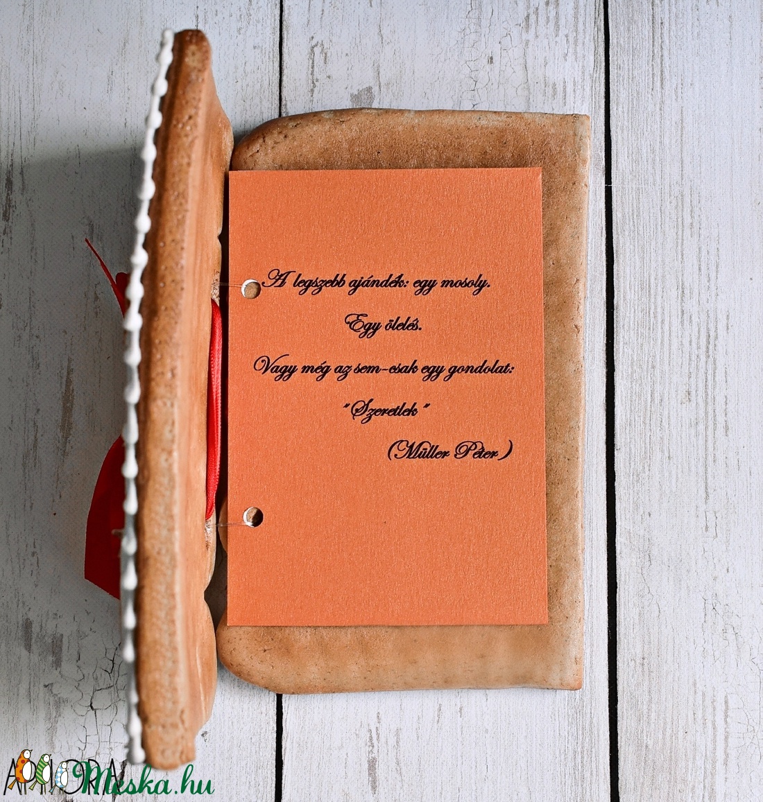 Mézeskalács füzet / könyv ( közepes ) - otthon & életmód - dekoráció - Meska.hu