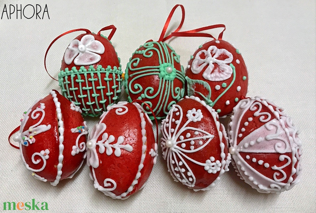 Mézeskalács húsvéti tojás 3D (kicsi) - élelmiszer - édesség - mézeskalács - Meska.hu