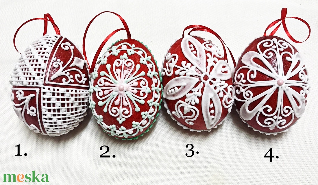 Mézeskalács húsvéti tojás 3D (nagy) - élelmiszer - édesség - mézeskalács - Meska.hu