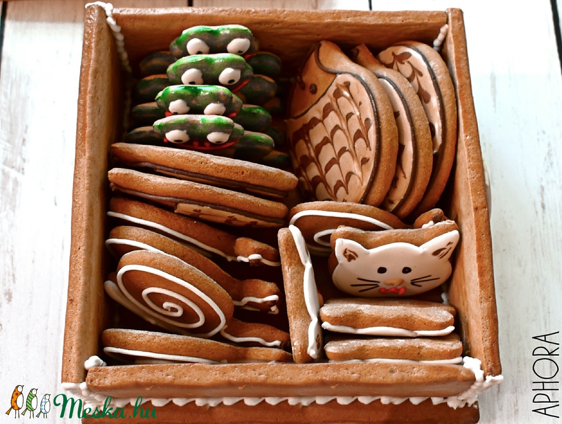 Mézeskalács születésnapi doboz - otthon & életmód - dekoráció - asztal és polc dekoráció - díszdoboz - Meska.hu