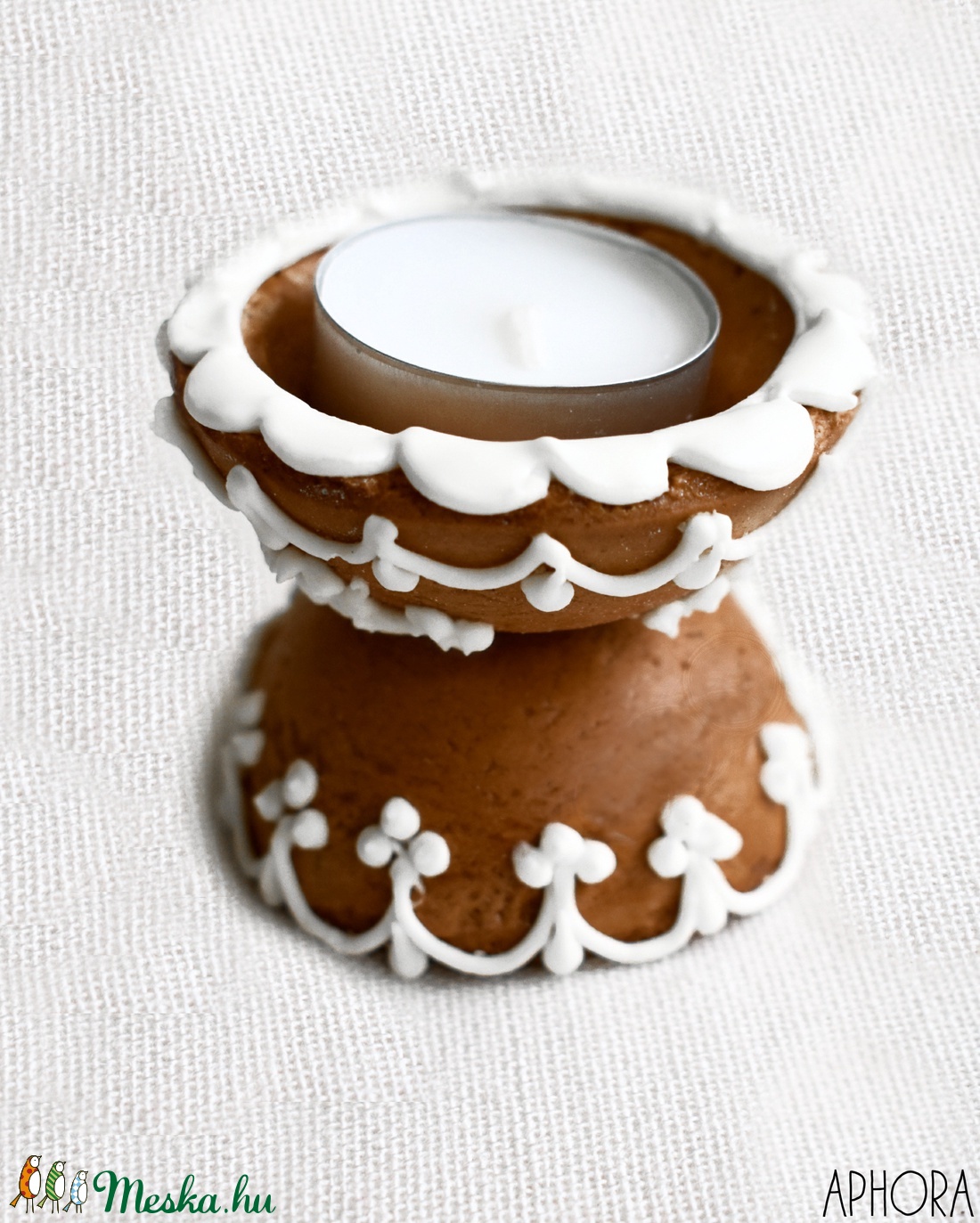 Mézeskalács mécsestartó - otthon & életmód - dekoráció - Meska.hu