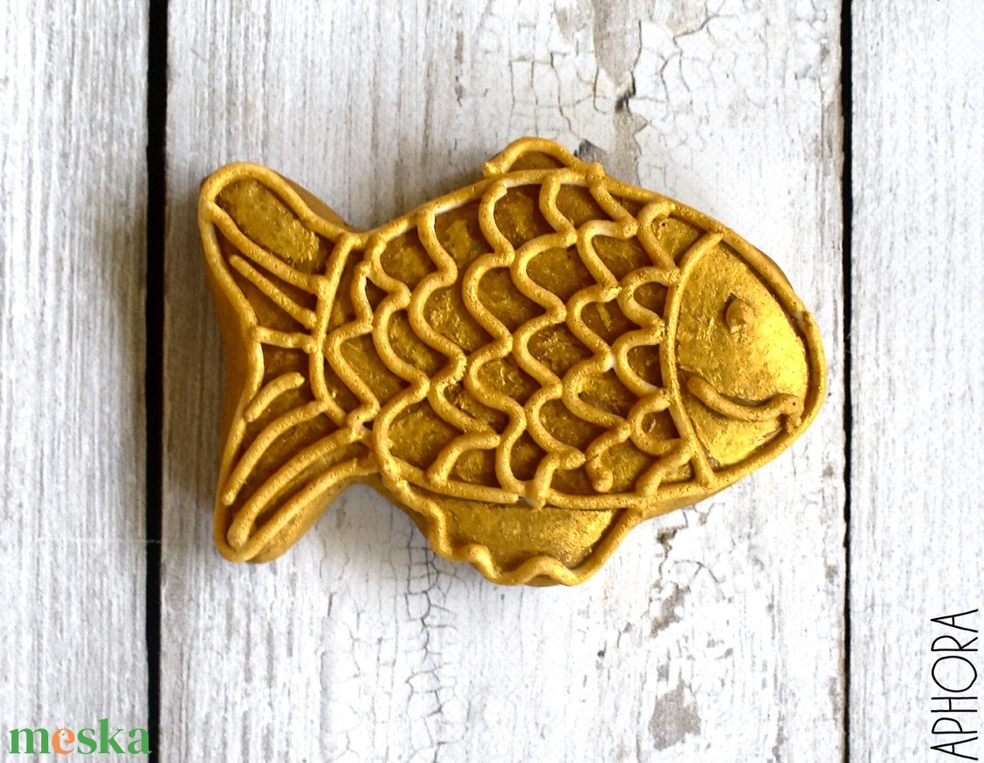 Mézeskalács aranyhal - otthon & életmód - dekoráció - dísztárgy - Meska.hu