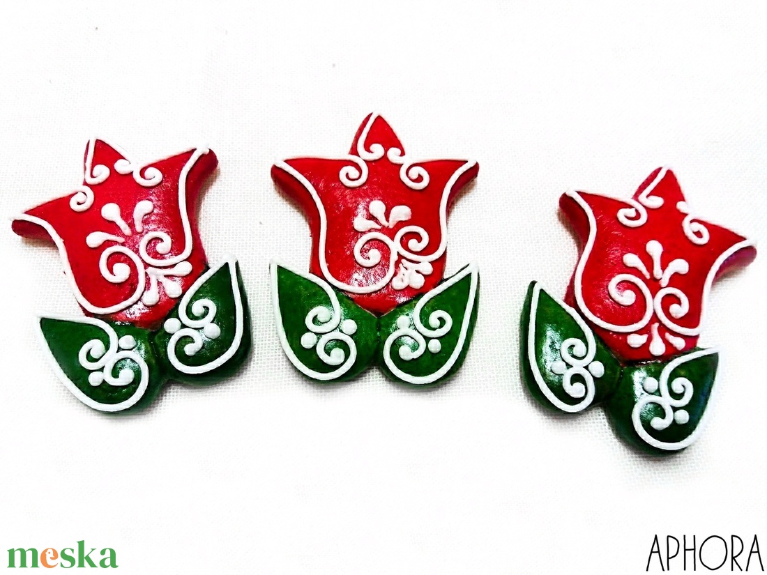 Mézeskalács tulipán - otthon & életmód - dekoráció - dísztárgy - Meska.hu