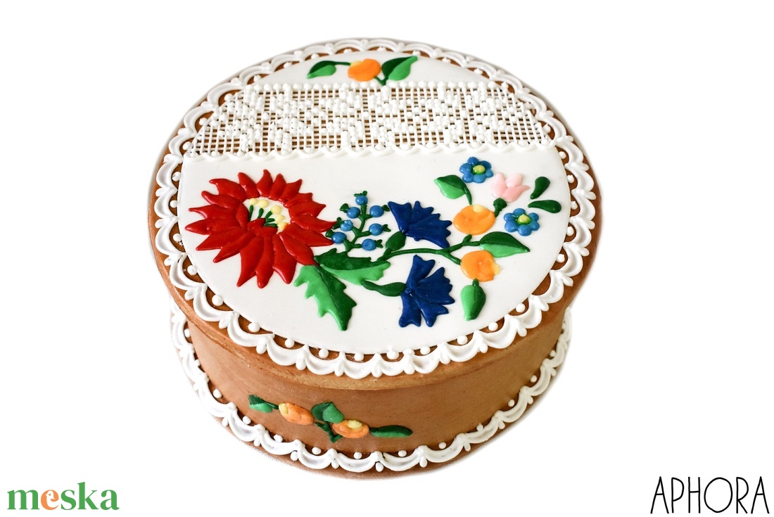 Mézeskalács doboz kerek kalocsai,hímzéssel - otthon & életmód - dekoráció - dísztárgy - Meska.hu Mézeskalács doboz kerek kalocsai,hímzéssel - otthon & életmód - dekoráció - dísztárgy - Meska.hu