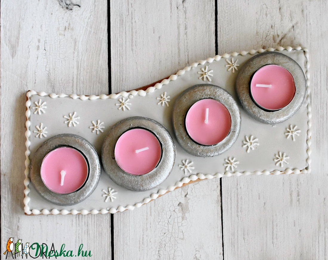 Mézeskalács asztaldísz (karikás) - otthon & életmód - dekoráció - Meska.hu