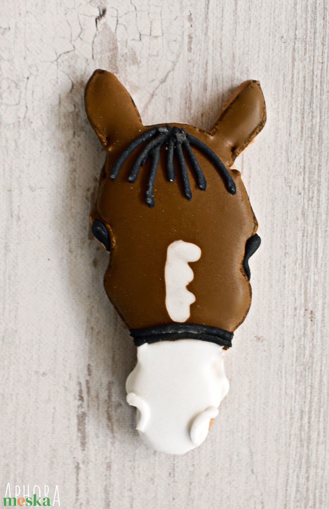 Mézeskalács ló figura (barna) - otthon & életmód - dekoráció - dísztárgy - Meska.hu