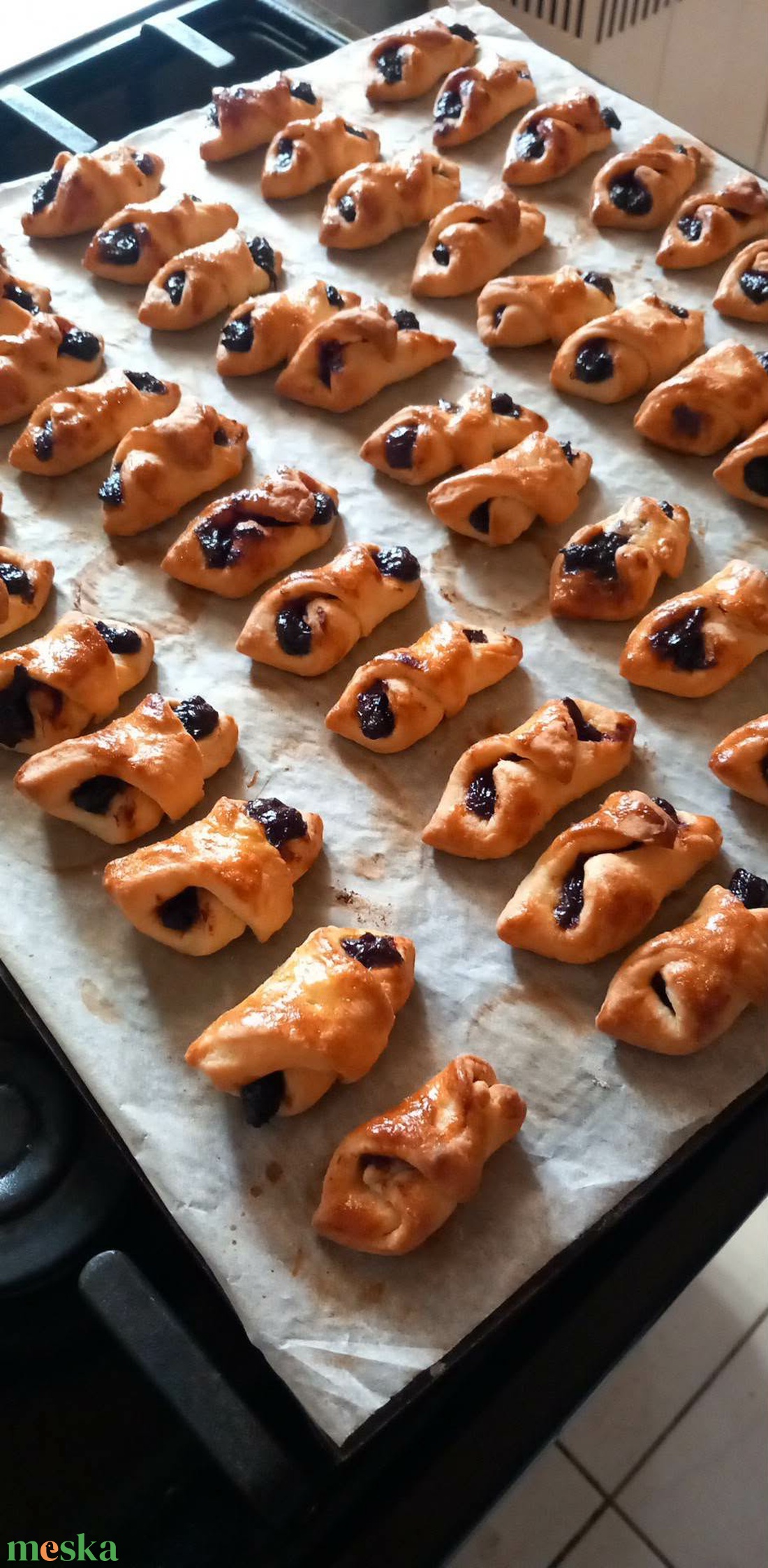 Lekváros papucs (házi szilvalekvárral) - élelmiszer - rágcsa & chips - Meska.hu