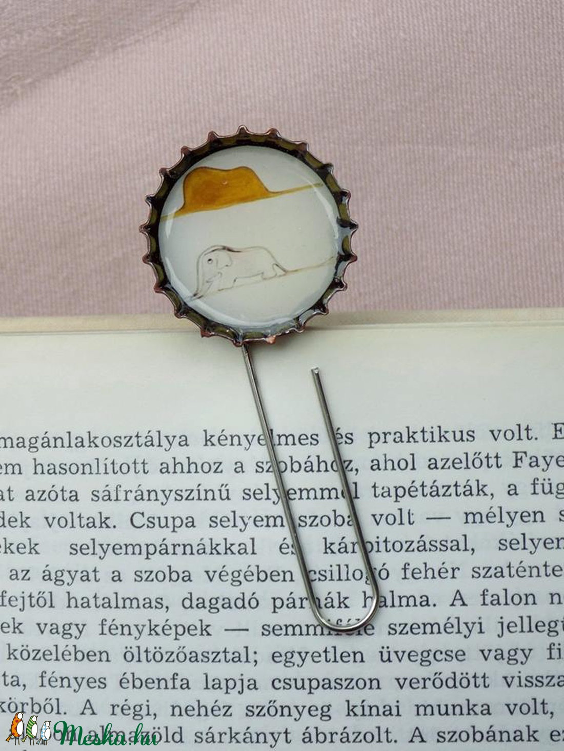 Kis Herceg söröskupak könyvjelző:  Kalap vagy Elefánt? -  - Meska.hu