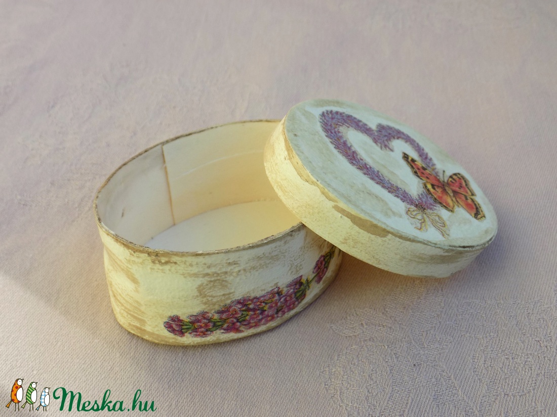 Levander vintage stílusú ékszeres dobozka - ékszer - ékszertartó - ékszerdoboz - Meska.hu Levander vintage stílusú ékszeres dobozka - ékszer - ékszertartó - ékszerdoboz - Meska.hu