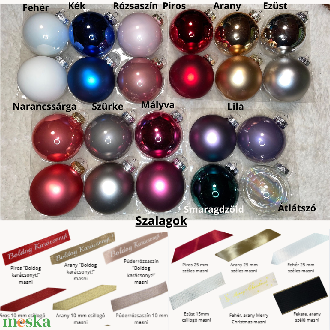 Névre szóló 8 cm-es üveggömb. - karácsony - karácsonyi lakásdekoráció - karácsonyfadíszek - Meska.hu