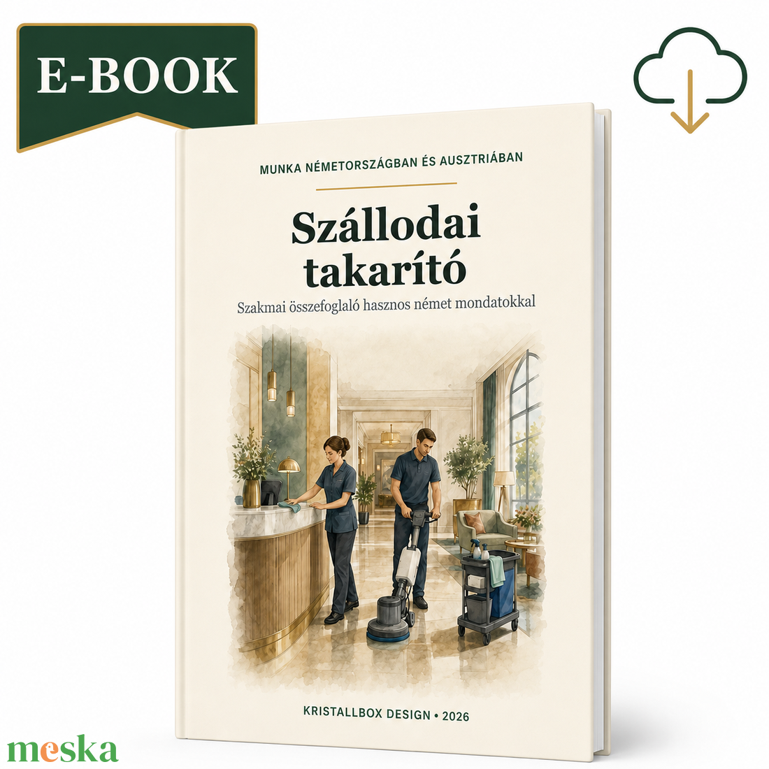 Német nyelv szállodai takarítóknak E-book Szakmai német szókincs takarítóknak Letölthető PDF - könyv & zene - könyv - Meska.hu