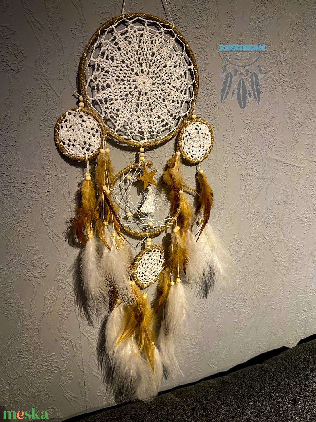 Álomfogó Norvég mintás - otthon & életmód - dekoráció - fali és függő dekoráció - álomfogó - Meska.hu