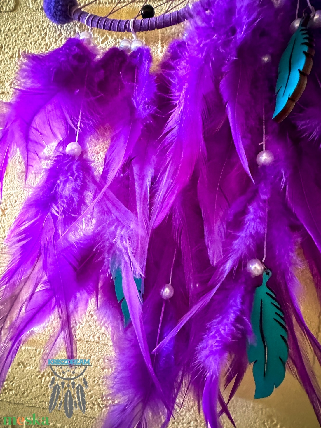 Álomfogó Purple Spring - otthon & életmód - dekoráció - fali és függő dekoráció - álomfogó - Meska.hu Álomfogó Purple Spring - otthon & életmód - dekoráció - fali és függő dekoráció - álomfogó - Meska.hu