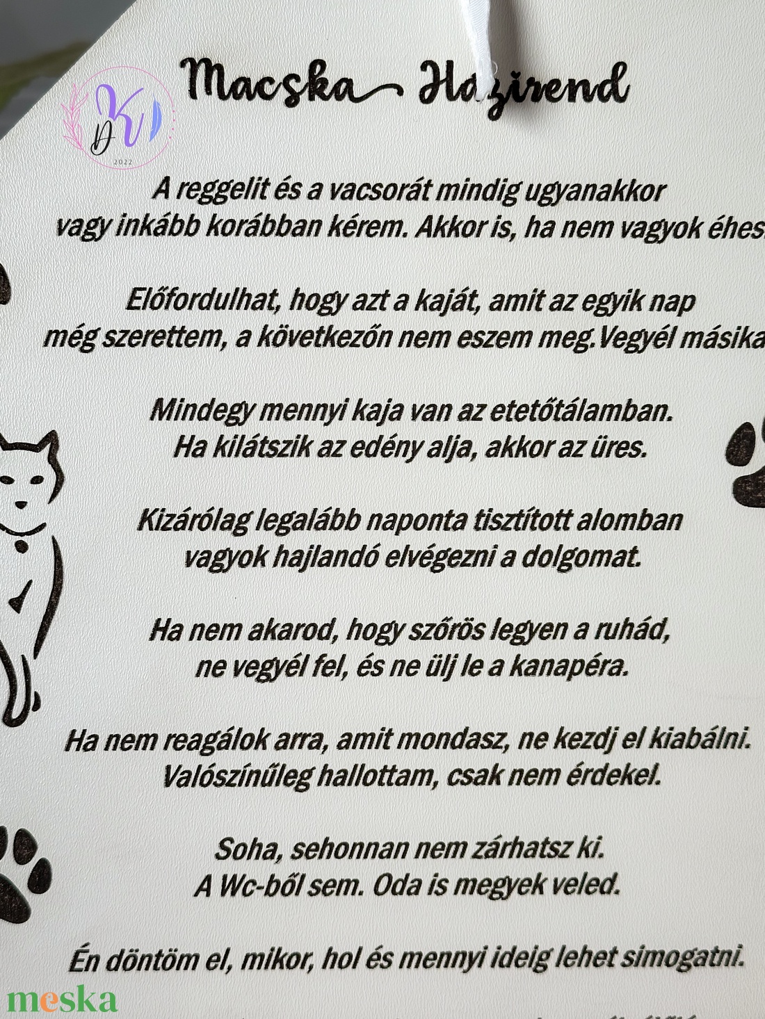 MACSKA HÁZIREND - otthon & életmód - dekoráció - kép & falikép - táblakép - Meska.hu MACSKA HÁZIREND - otthon & életmód - dekoráció - kép & falikép - táblakép - Meska.hu