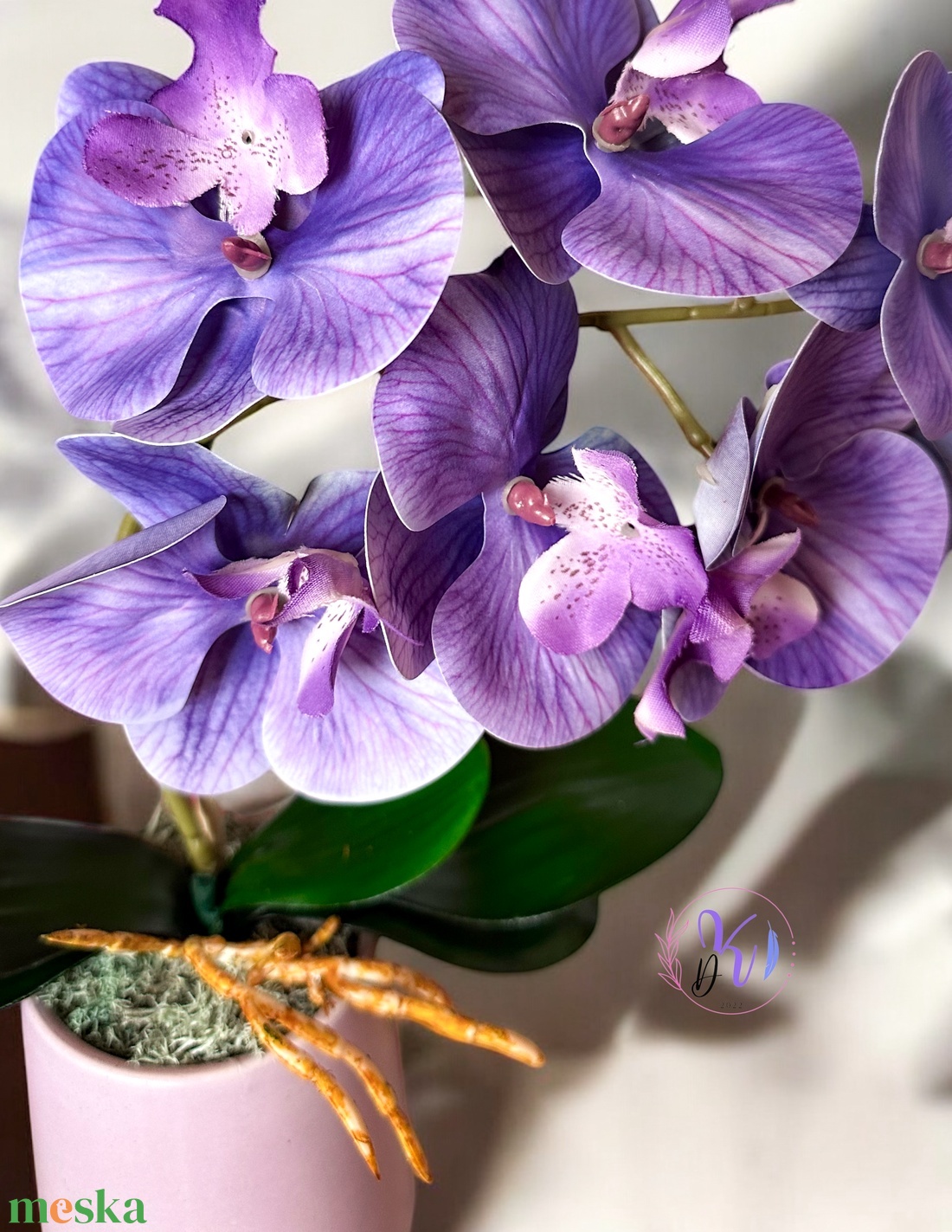 Dekor Orchidea Kaspóban Lila - otthon & életmód - dekoráció - virágdísz és tartó - csokor & virágdísz - Meska.hu Dekor Orchidea Kaspóban Lila - otthon & életmód - dekoráció - virágdísz és tartó - csokor & virágdísz - Meska.hu