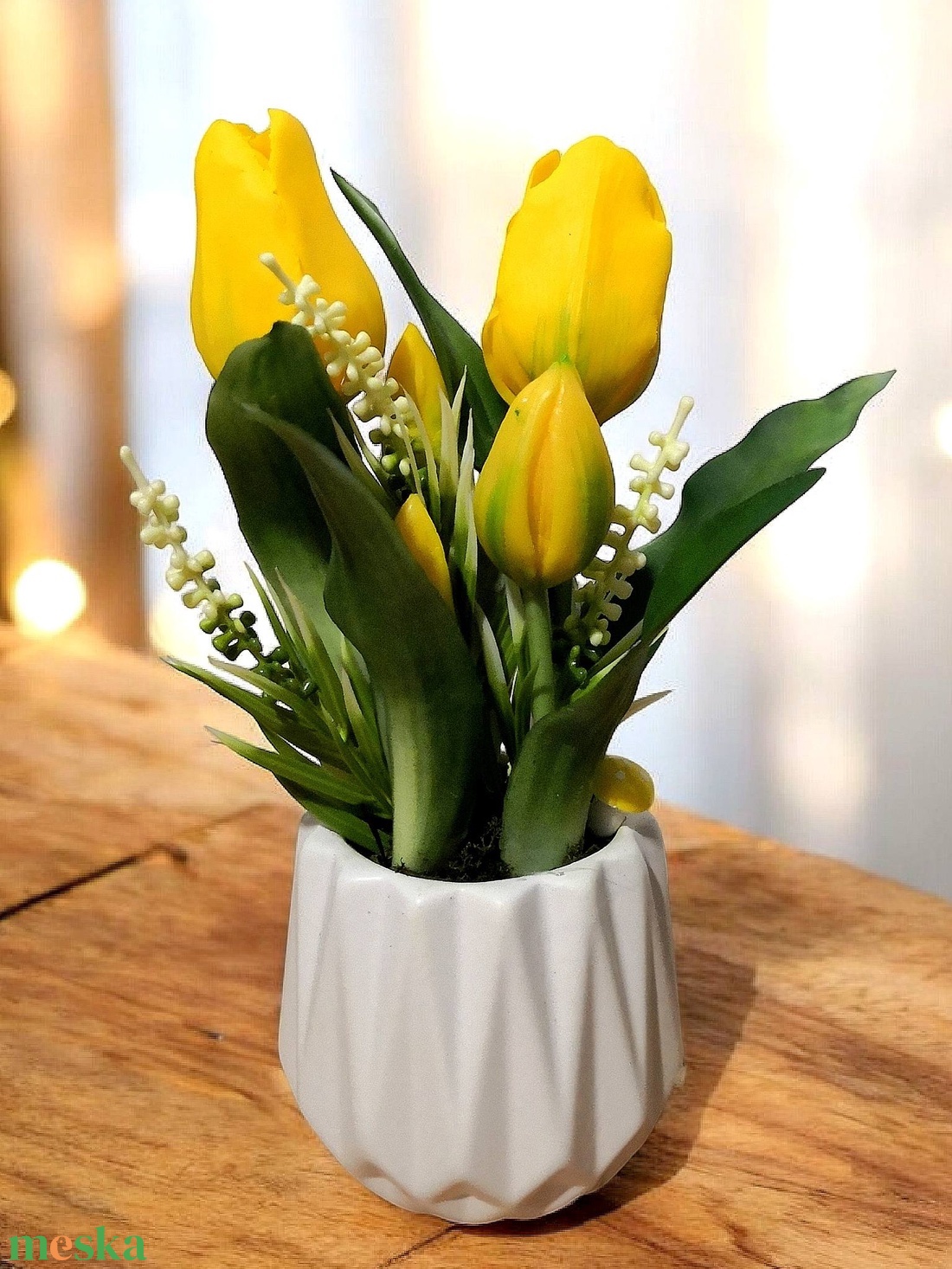 Nőnapi Dekor Tulipán Kaspóban - otthon & életmód - virágdekoráció - virágok - virágcsokor - Meska.hu