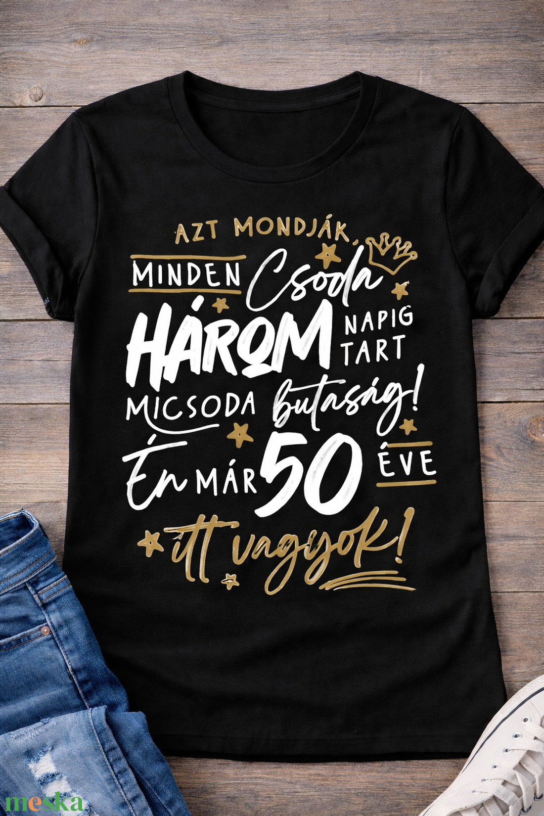 Vicces Női Póló szülinapos - ruha & divat - női ruha - póló, felső - Meska.hu