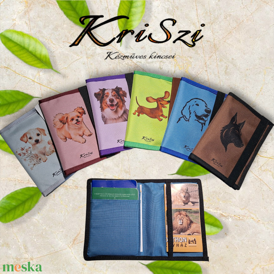 Állat útlevéltartó - táska & tok - pénztárca & más tok - kártyatartó & irattartó - Meska.hu