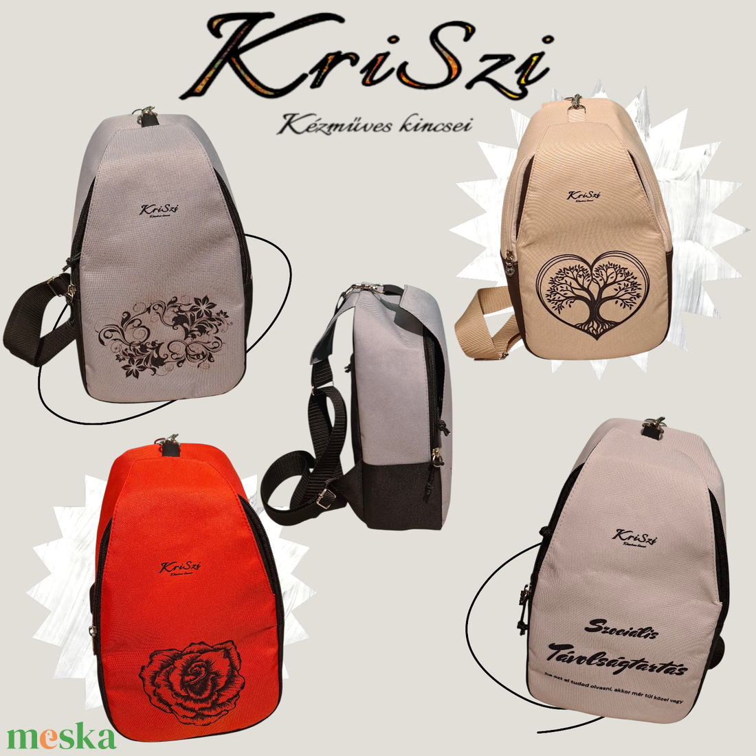 Testtáska - táska & tok - hátizsák - kishátizsák - Meska.hu