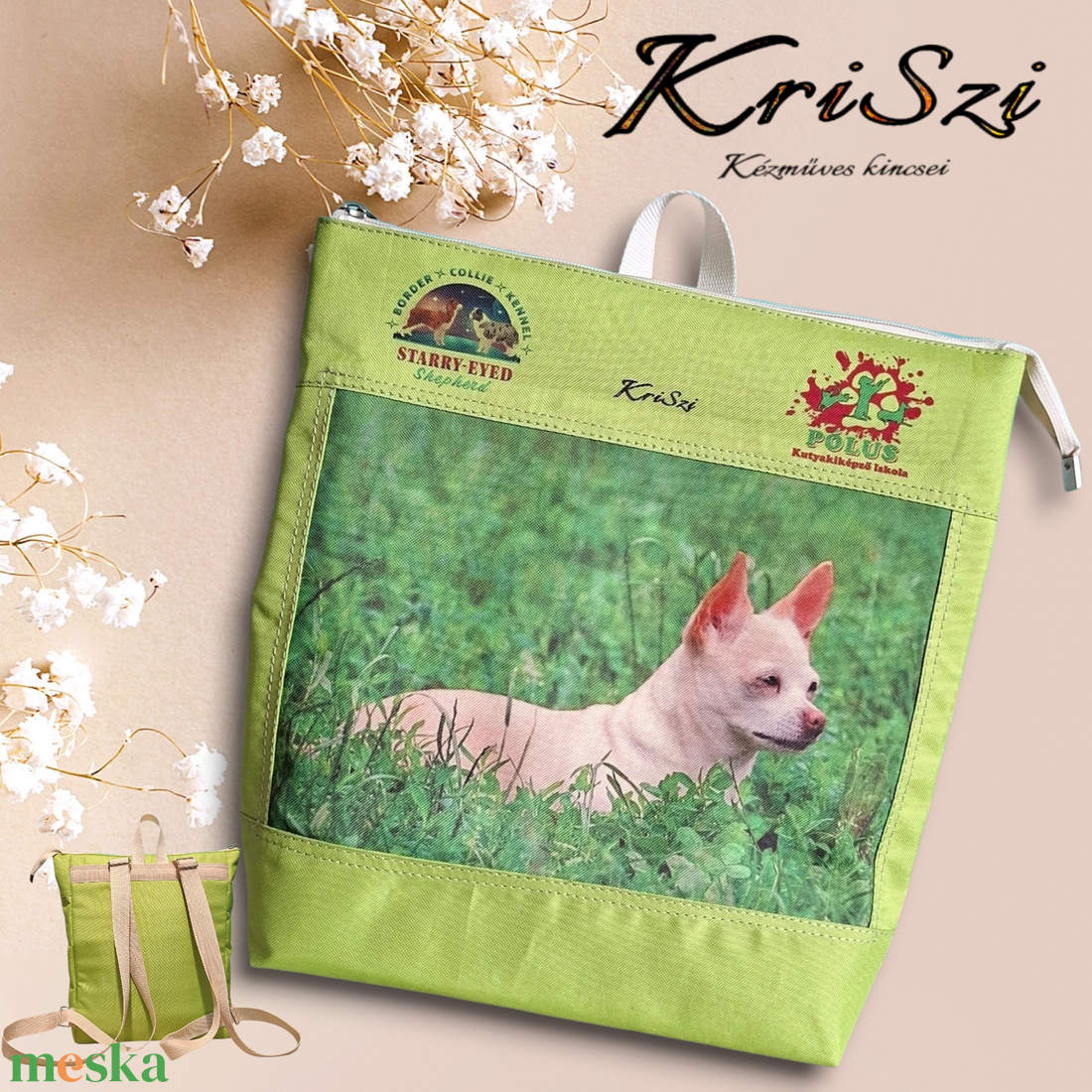 Hátizsák (Böbe) - táska & tok - hátizsák - hátizsák - Meska.hu