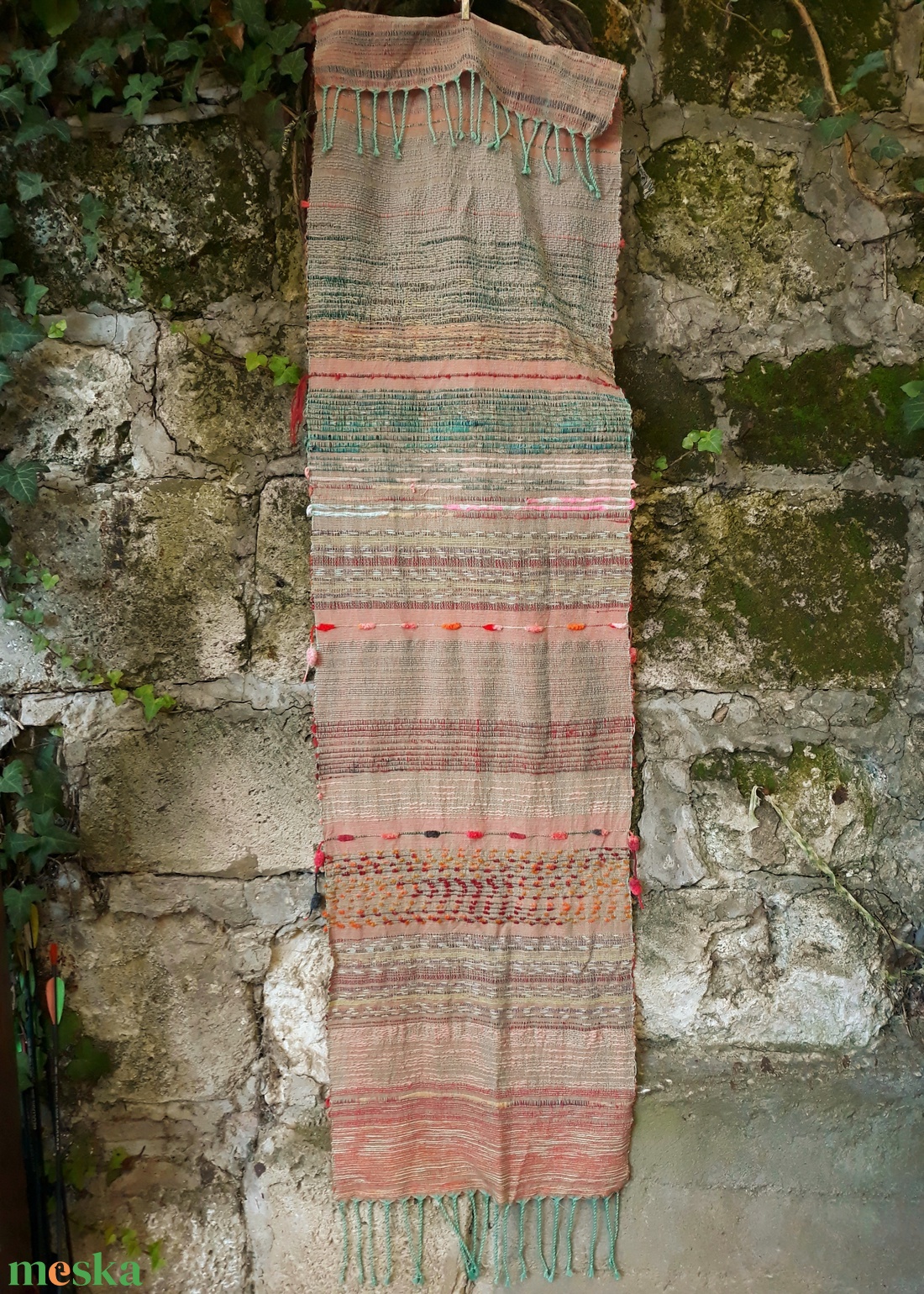 Barack-korall őszi-téli sálkendő - ruha & divat - sál, sapka, kendő - sál - Meska.hu Barack-korall őszi-téli sálkendő - ruha & divat - sál, sapka, kendő - sál - Meska.hu