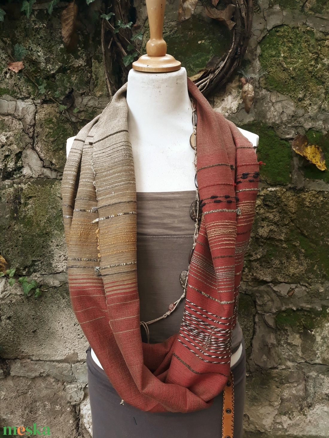 Karamell- rőtvörös körkendő - ruha & divat - sál, sapka, kendő - kendő - Meska.hu Karamell- rőtvörös körkendő - ruha & divat - sál, sapka, kendő - kendő - Meska.hu