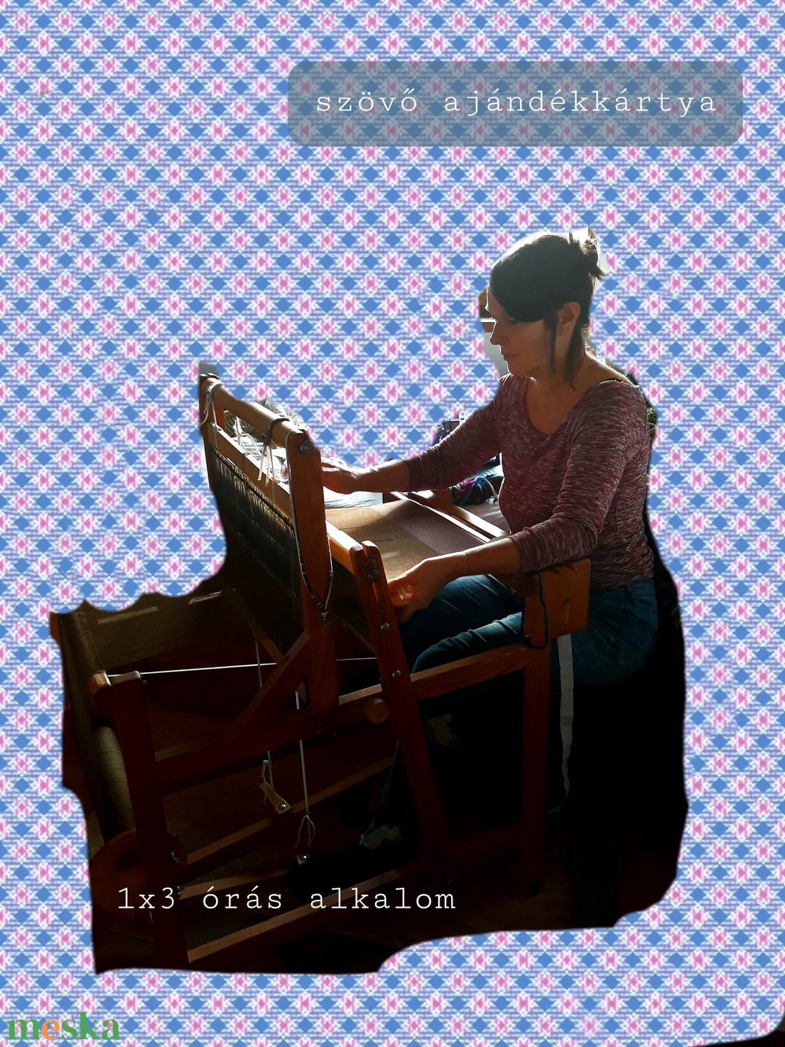 Szövőszéken szövés-ajándékkártya (2x3 óra) - diy (csináld magad) - workshop & tanfolyam - Meska.hu