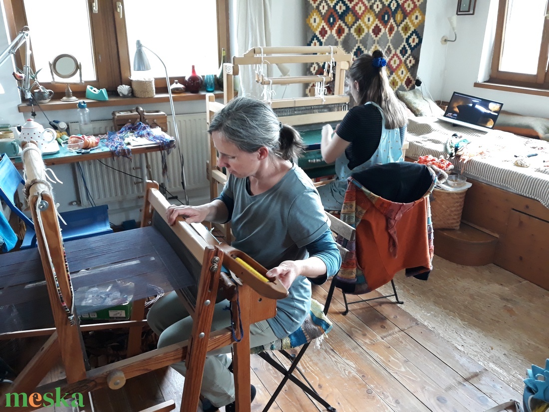 Anya-lánya/ barátnős együtt szövés-ajándékkártya (4 óra) - diy (csináld magad) - workshop & tanfolyam - Meska.hu