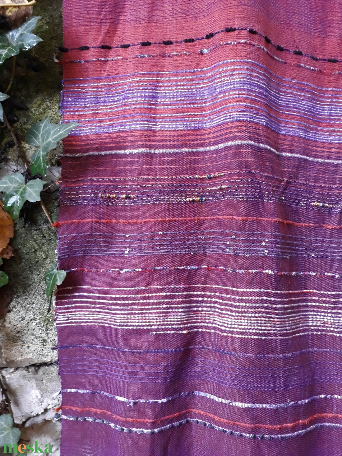 Vadszőlős-bíbor színátmenetes -kendő - ruha & divat - sál, sapka, kendő - kendő - Meska.hu