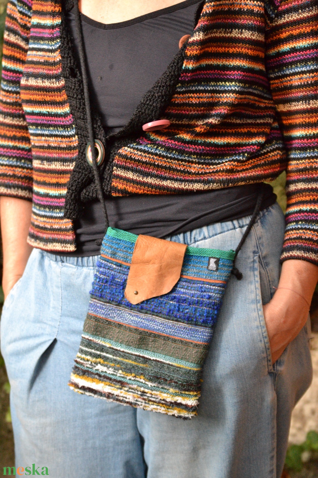 Tengerkékes oldalszütyőke - táska & tok - bevásárlás & shopper táska - shopper, textiltáska, szatyor - Meska.hu Tengerkékes oldalszütyőke - táska & tok - bevásárlás & shopper táska - shopper, textiltáska, szatyor - Meska.hu