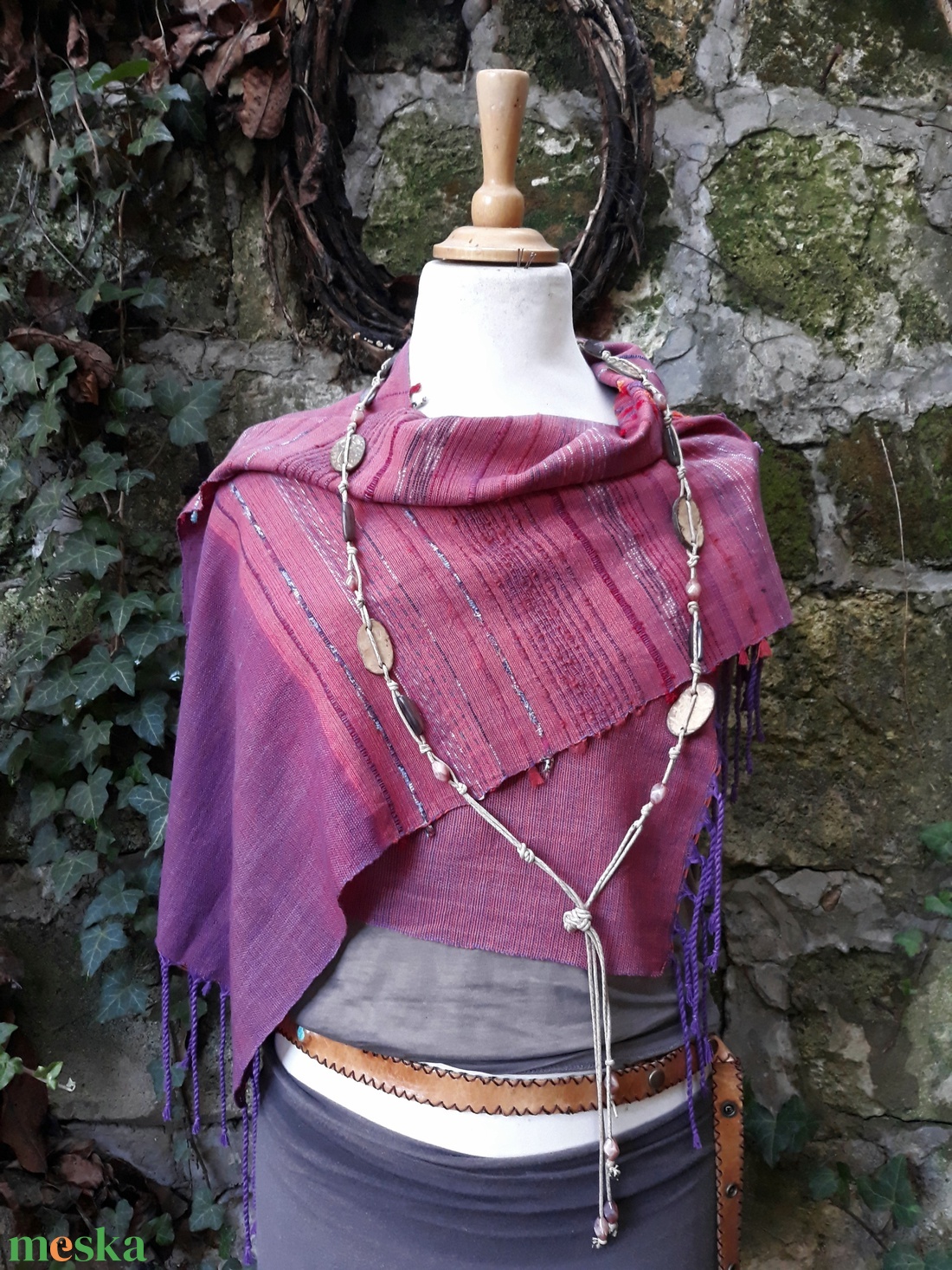 Mályvapiros őszilevél-kendő - ruha & divat - sál, sapka, kendő - kendő - Meska.hu Mályvapiros őszilevél-kendő - ruha & divat - sál, sapka, kendő - kendő - Meska.hu