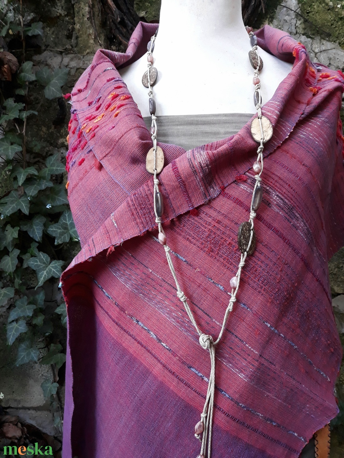 Mályvapiros őszilevél-kendő - ruha & divat - sál, sapka, kendő - kendő - Meska.hu Mályvapiros őszilevél-kendő - ruha & divat - sál, sapka, kendő - kendő - Meska.hu