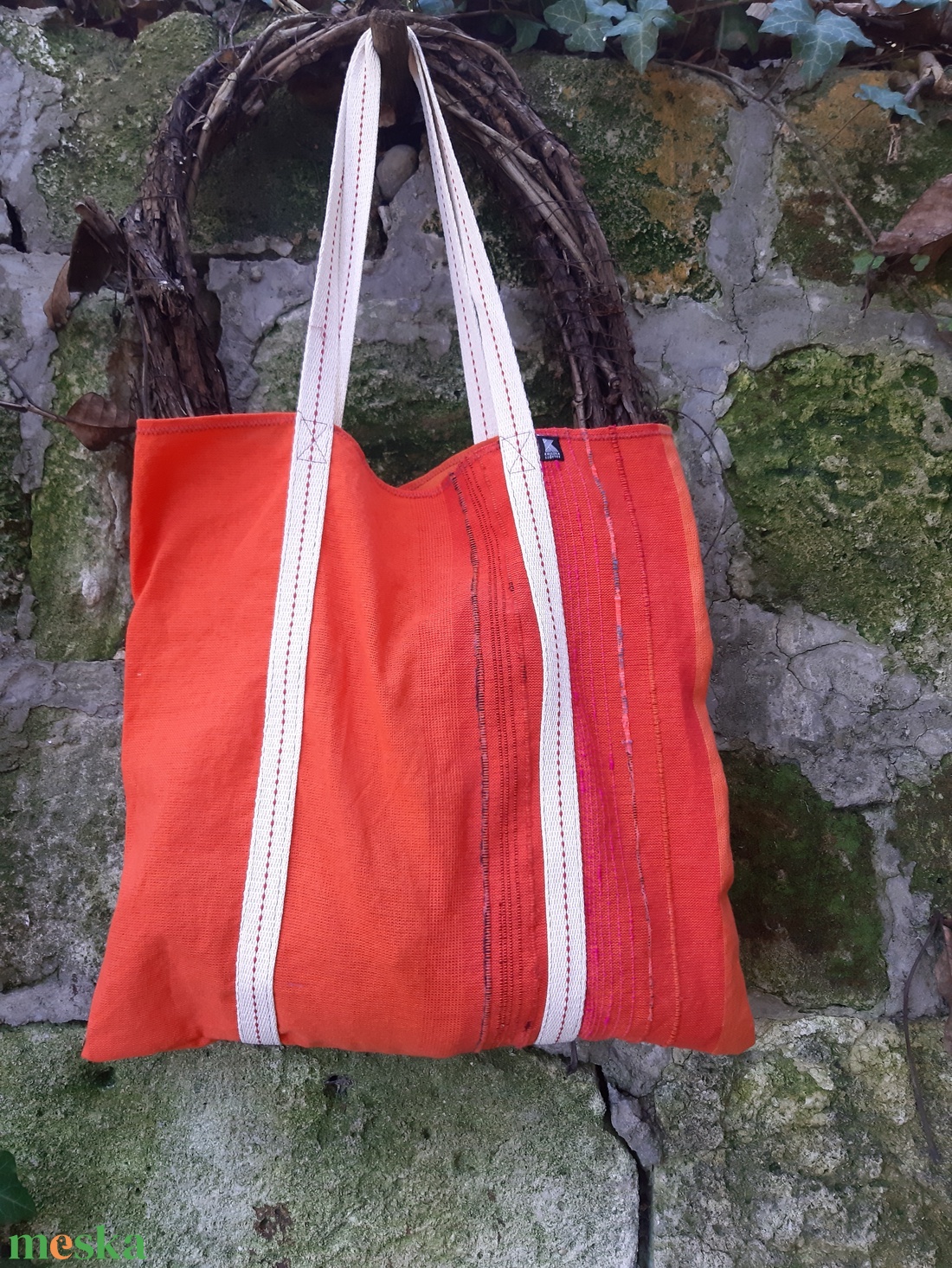 Mandarinsárga pamutszatyorka - táska & tok - bevásárlás & shopper táska - shopper, textiltáska, szatyor - Meska.hu Mandarinsárga pamutszatyorka - táska & tok - bevásárlás & shopper táska - shopper, textiltáska, szatyor - Meska.hu