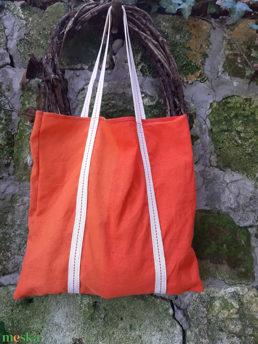 Mandarinsárga pamutszatyorka - táska & tok - bevásárlás & shopper táska - shopper, textiltáska, szatyor - Meska.hu Mandarinsárga pamutszatyorka - táska & tok - bevásárlás & shopper táska - shopper, textiltáska, szatyor - Meska.hu