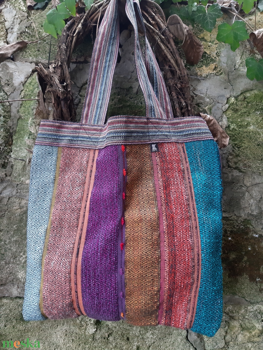 Érett- vidám pakolós   - táska & tok - bevásárlás & shopper táska - shopper, textiltáska, szatyor - Meska.hu