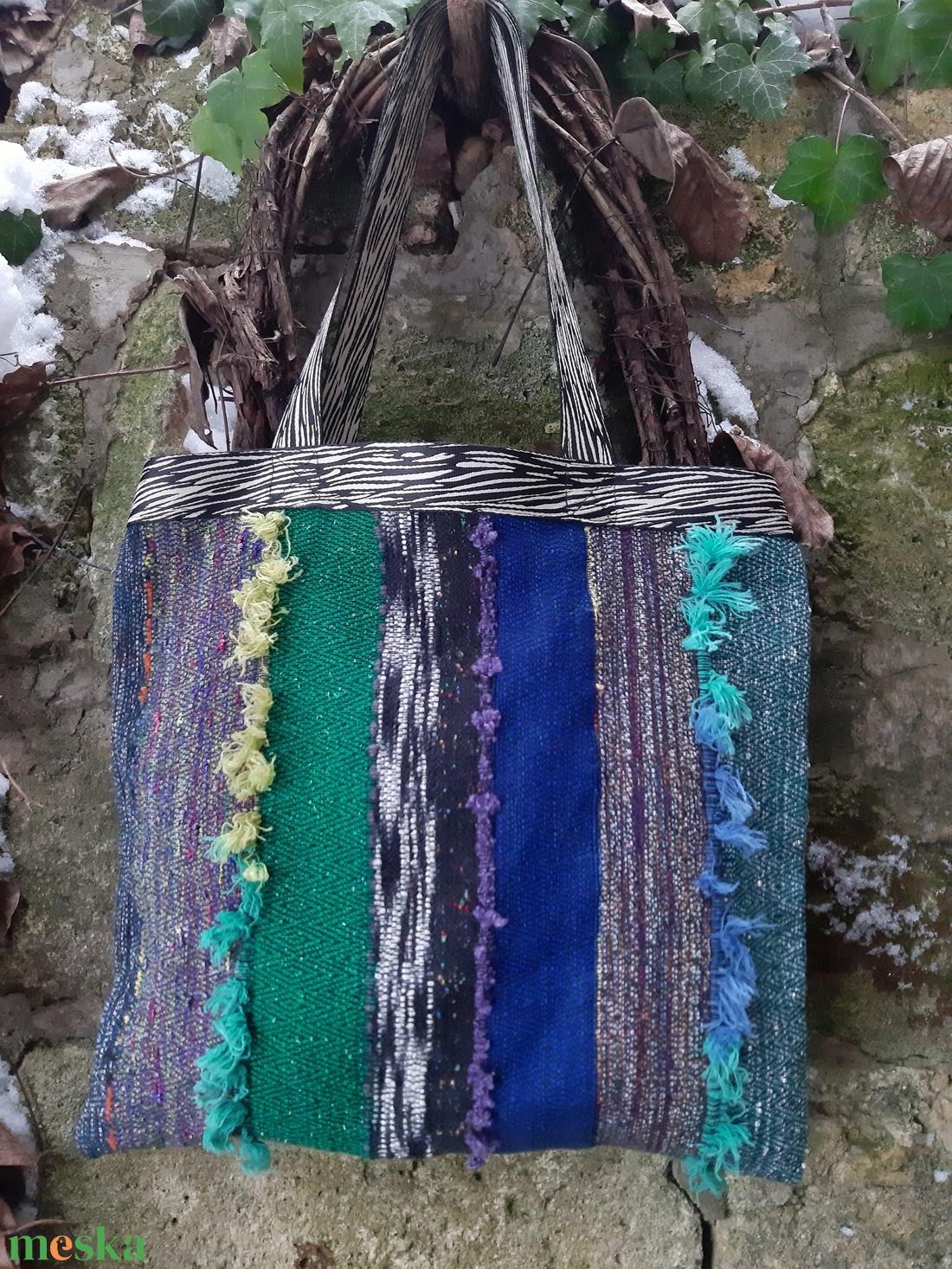 Zebratatyó- pakolós   - táska & tok - bevásárlás & shopper táska - shopper, textiltáska, szatyor - Meska.hu