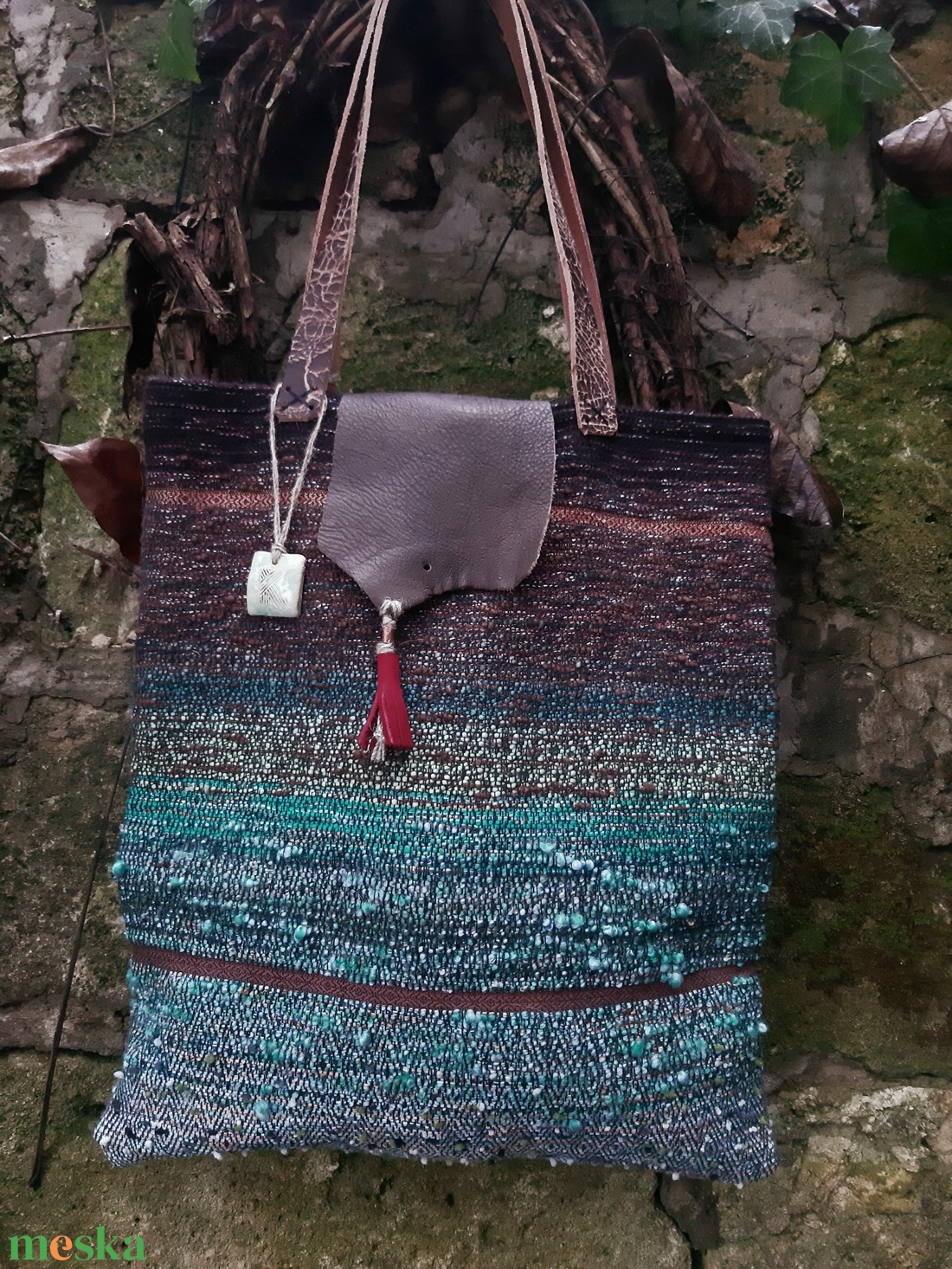 Ég- Föld szatyor - táska & tok - bevásárlás & shopper táska - shopper, textiltáska, szatyor - Meska.hu