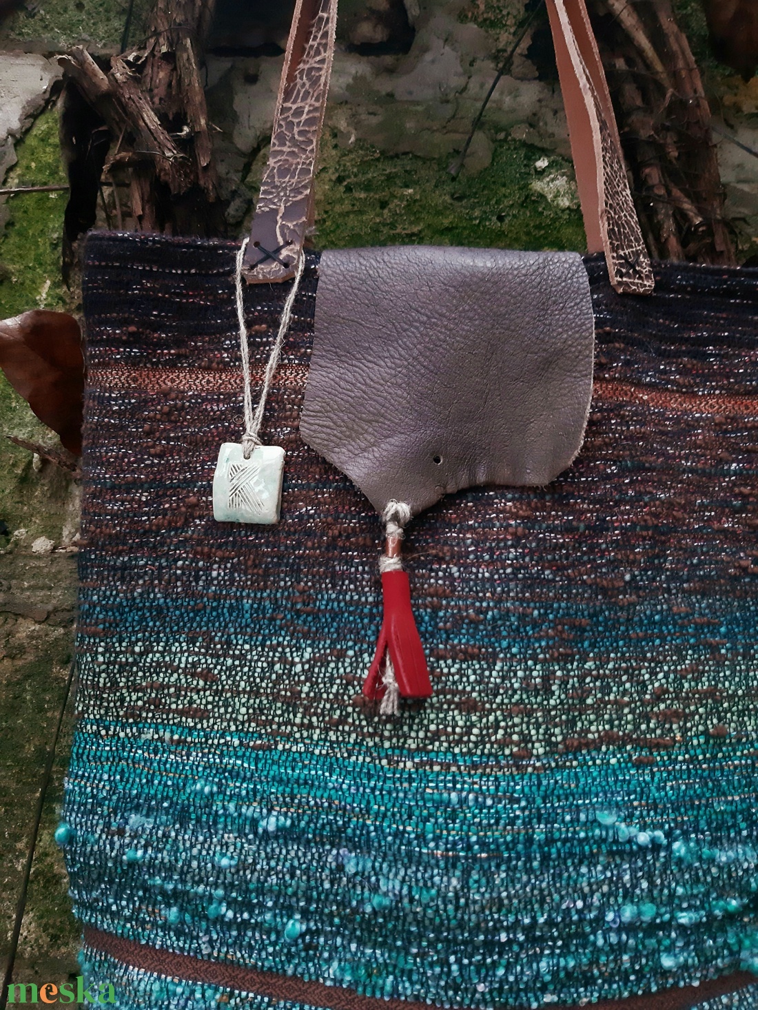 Ég- Föld szatyor - táska & tok - bevásárlás & shopper táska - shopper, textiltáska, szatyor - Meska.hu