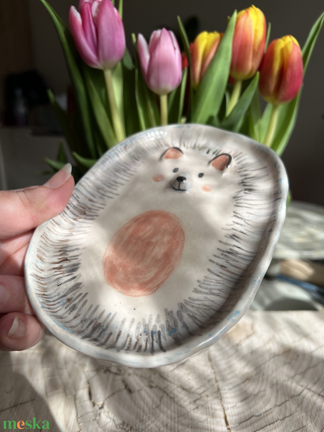 Kézműves gyerek tálka nassoláshoz (11x16 cm) - otthon & életmód - konyhafelszerelés, tálalás - tálalás - tányér & étkészlet - Meska.hu