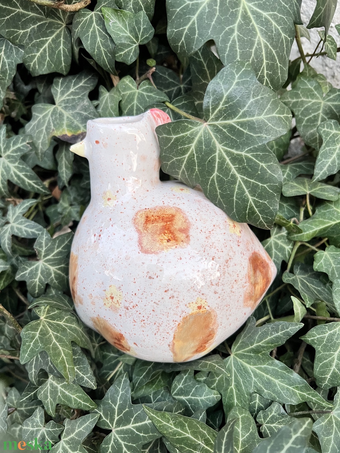 Húsvéti Váza �tyúk - otthon & életmód - virágdekoráció - virágtartó - váza - Meska.hu