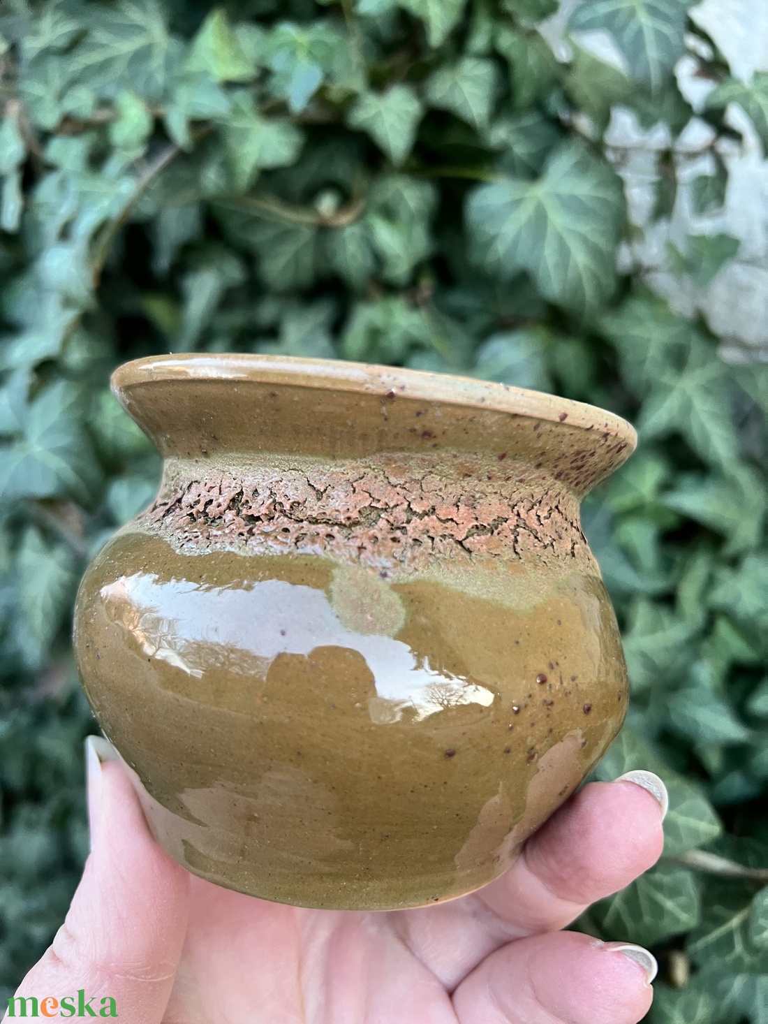 Rusztikus Váza egyedi textúrával - otthon & életmód - virágdekoráció - virágtartó - váza - Meska.hu