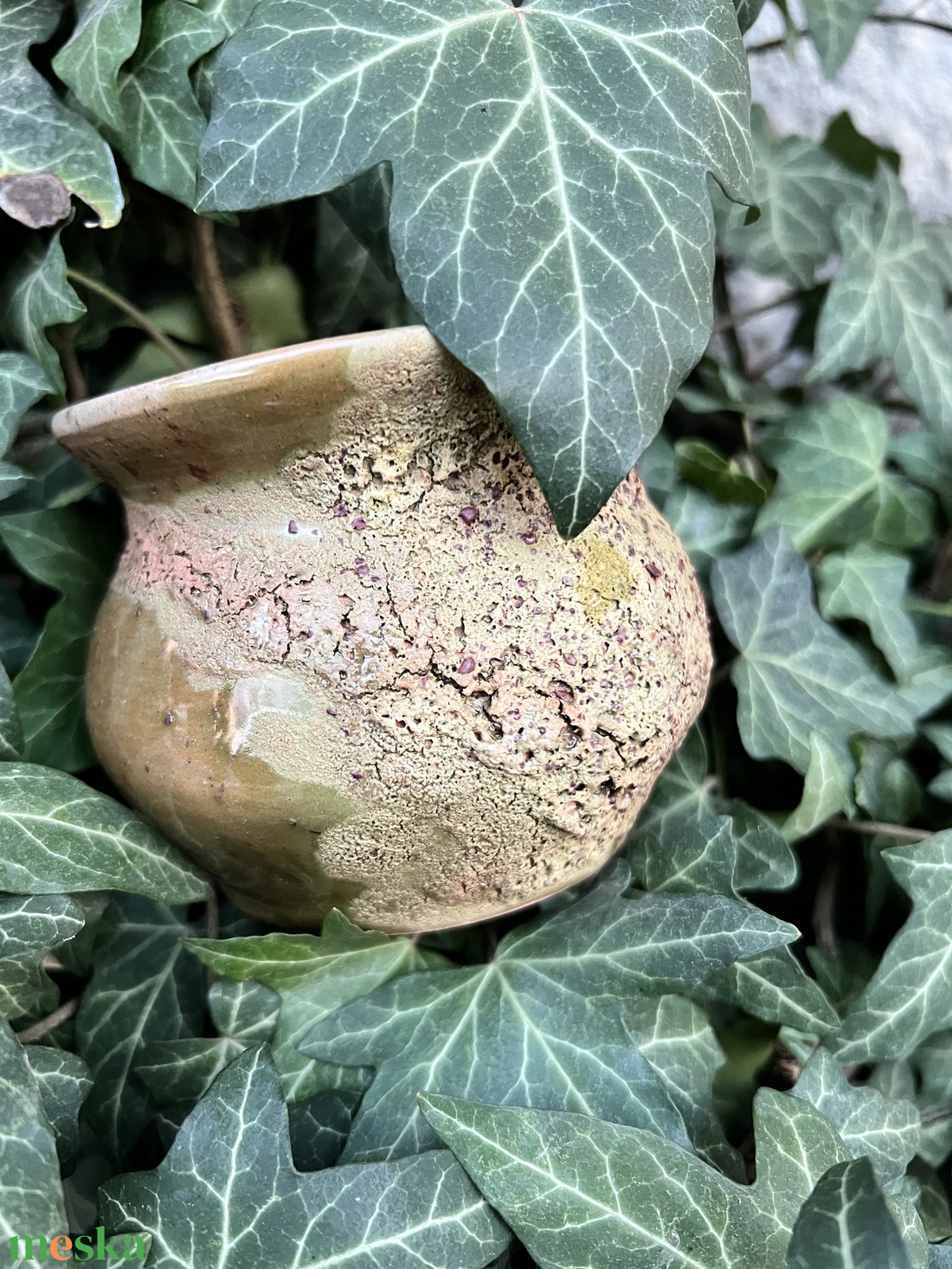 Rusztikus Váza egyedi textúrával - otthon & életmód - virágdekoráció - virágtartó - váza - Meska.hu